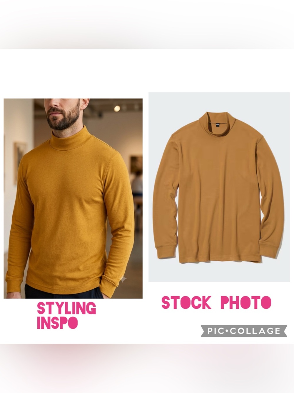 Uniqlo Ultra Stretch Dry Mock Neck Pullover